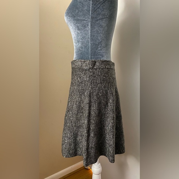 Max Studio Gray Sweater Skater Skirt Size Medium - Picture 3 of 6